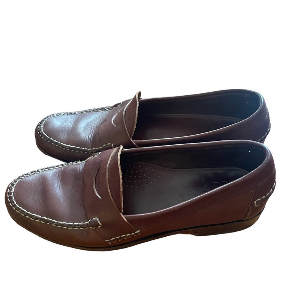 Allen Edmond Penny Loafers size: 10.5D Brown Leather - Picture 6 of 8